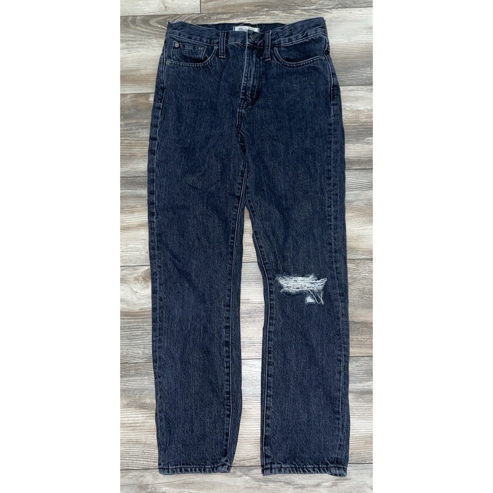 Madewell The Perfect Vintage Jeans‎ Gray Black Wash Womens Size 26
